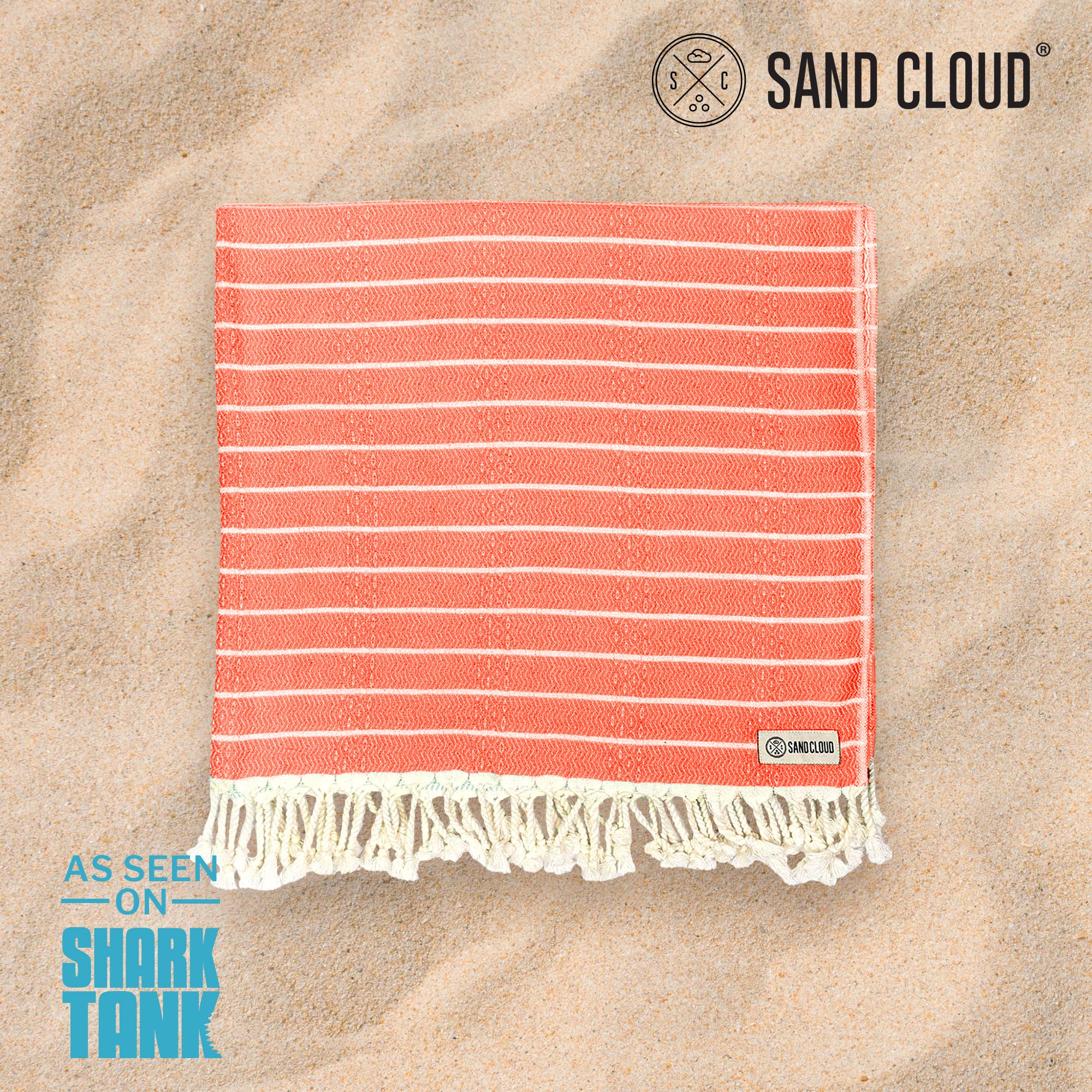 Sand Cloud gros plan tissage coton turc, douceur et séchage rapide