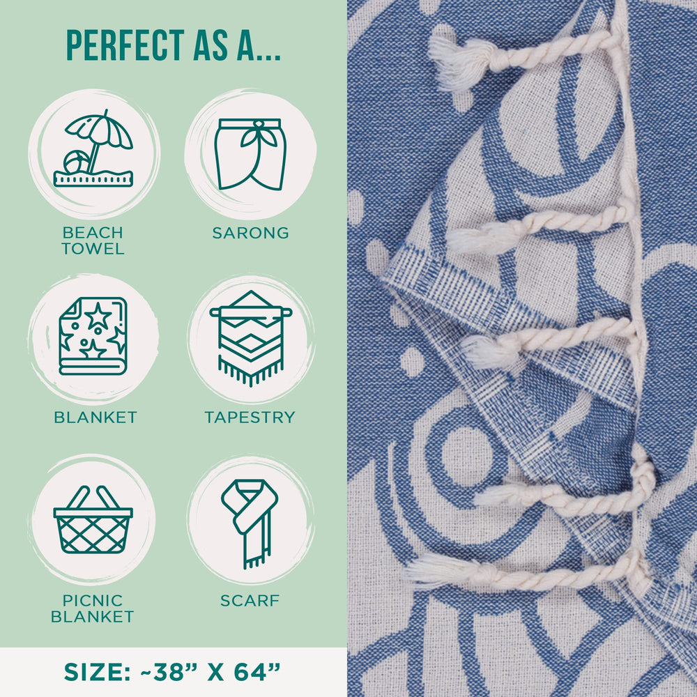 Sand Cloud serviette pliée dans sac, compacte pour le voyage