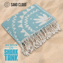 Sand Cloud gros plan texture coton turc doux et absorbant