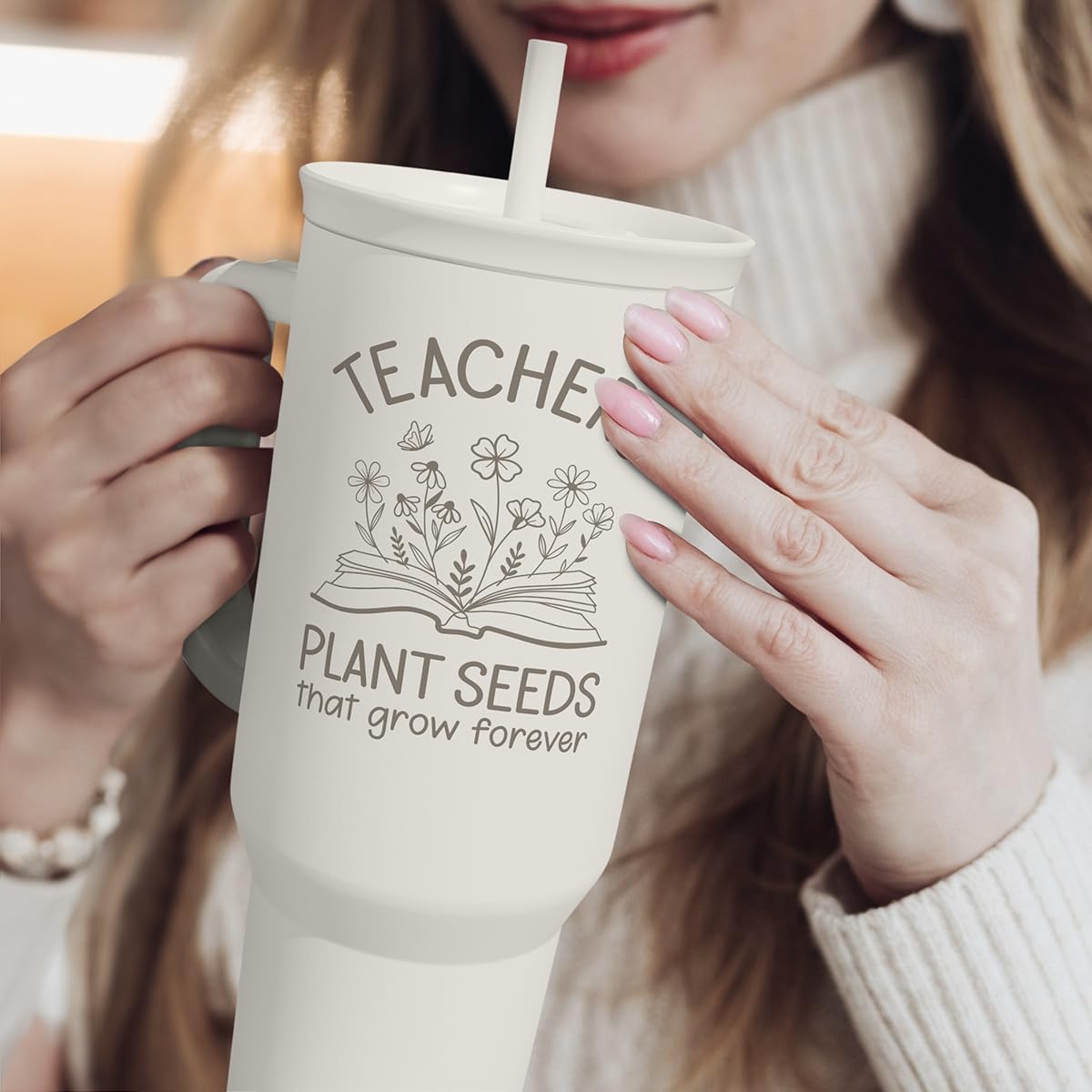 SANDJEST tasse présentée comme cadeau approuvé pour enseignant·e·s