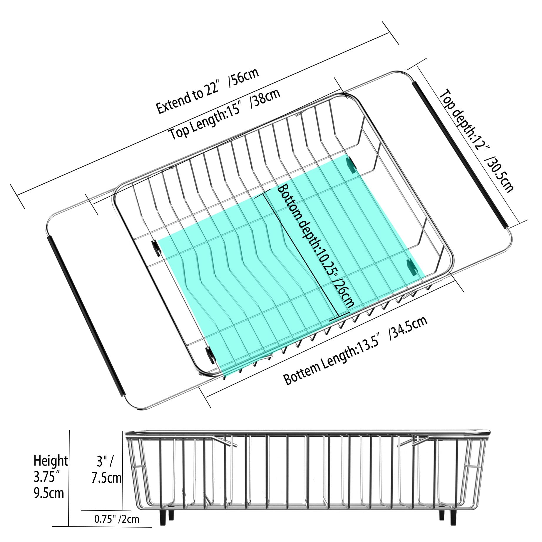SANNO gros plan maillage inox 304 résistant pour entretien facile