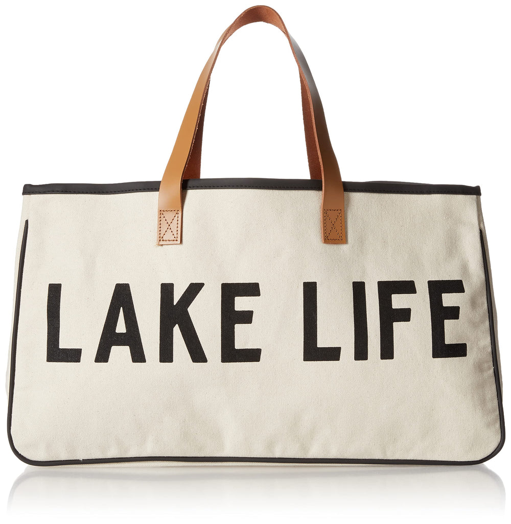 Santa Barbara Design Studio vue avant du tote Lake Life, grand volume pratique