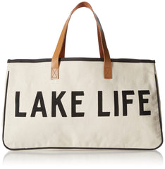 Santa Barbara Design Studio vue avant du tote Lake Life, grand volume pratique