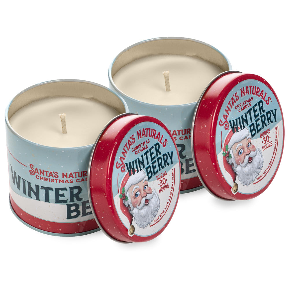 Santa's Naturals packaging devant montrant lot de 2 et attractivité cadeau