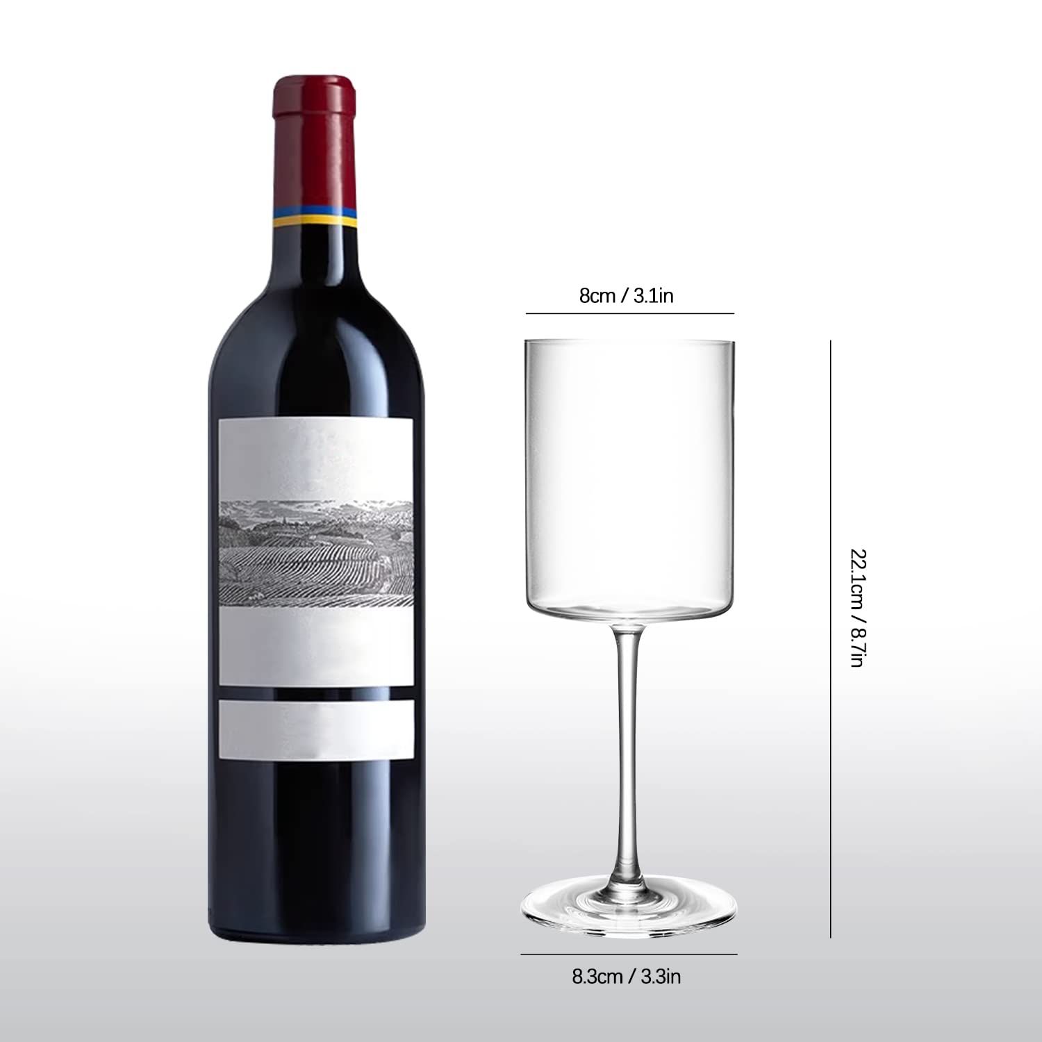 SANZO gros plan sur le bord poli du verre, finition artisanale pour dégustation confortable