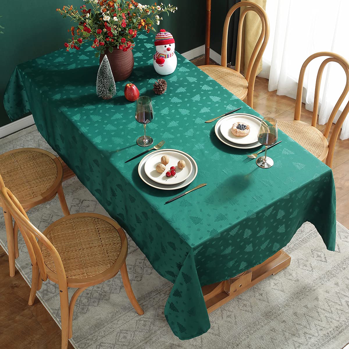 SASTYBALE motif sapins et cadeaux ajoutant ambiance de fête