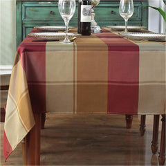 SASTYBALE nappe vue de face montrant motif vichy et protection décorative