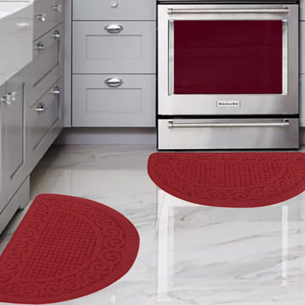 SASTYBALE tapis rouge devant évier protège le sol et absorbe les éclaboussures