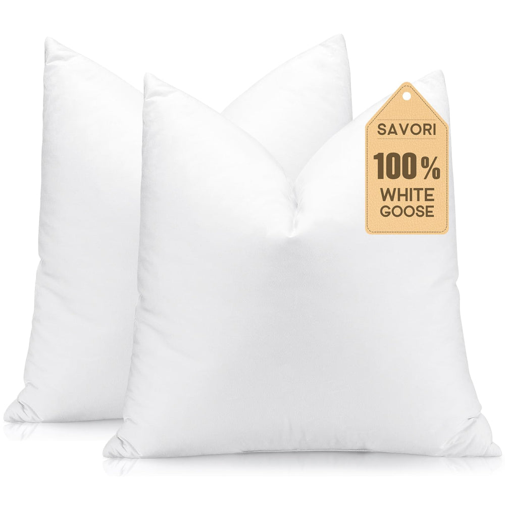 SAVORI face avant du coussin 50x50 montrant un gonflant net et fini soigné