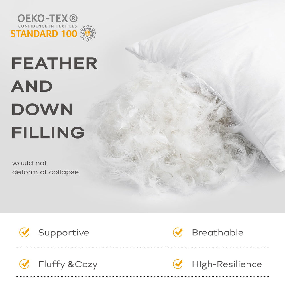 SAVORI gros plan sur tissu coton double couche pour empêcher fuite de plumes