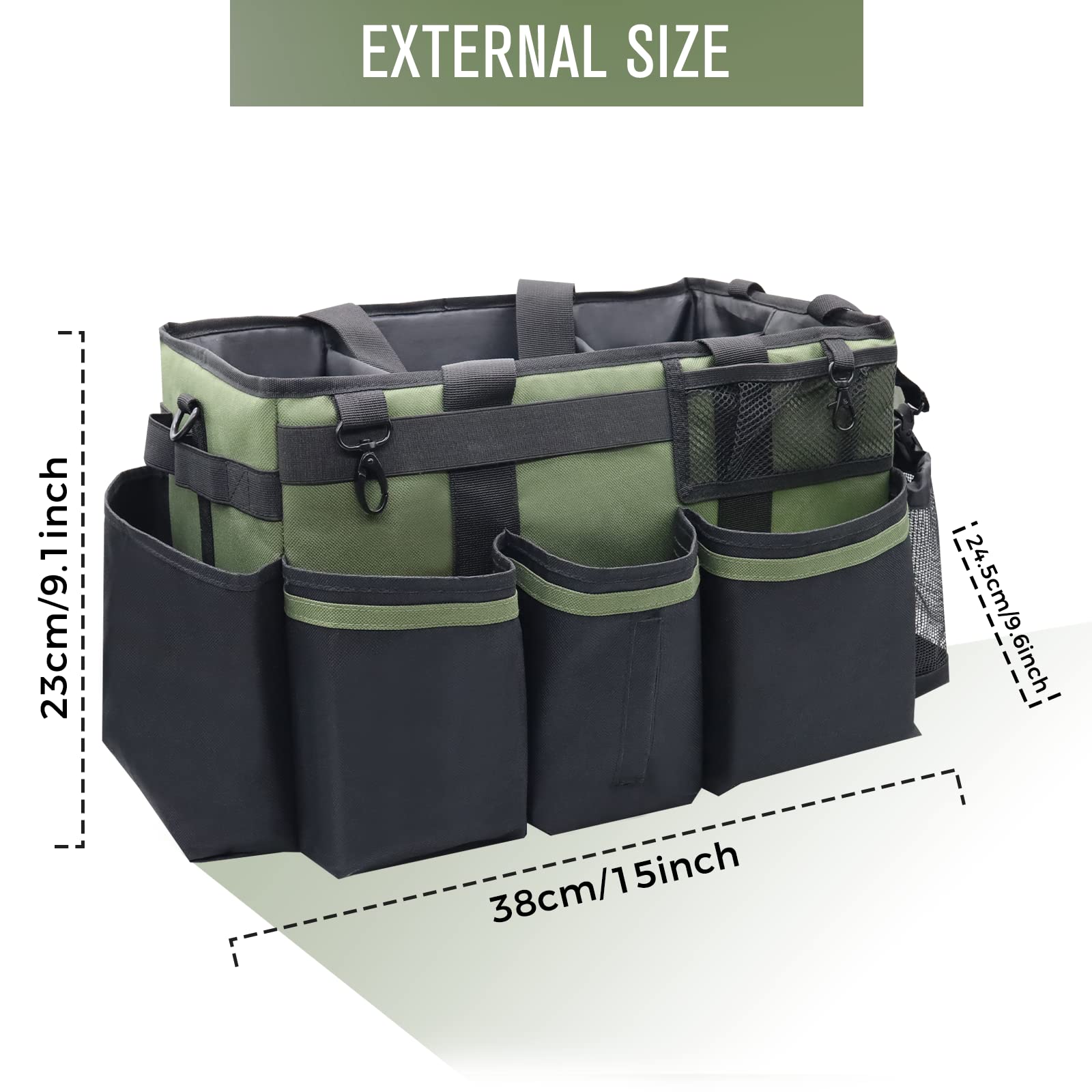 SCAVATA caddy porté à l'épaule pour transport confortable lors du ménage