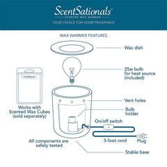 Scentsationals Bessy Cow en usage dans un salon pour parfumer la pièce