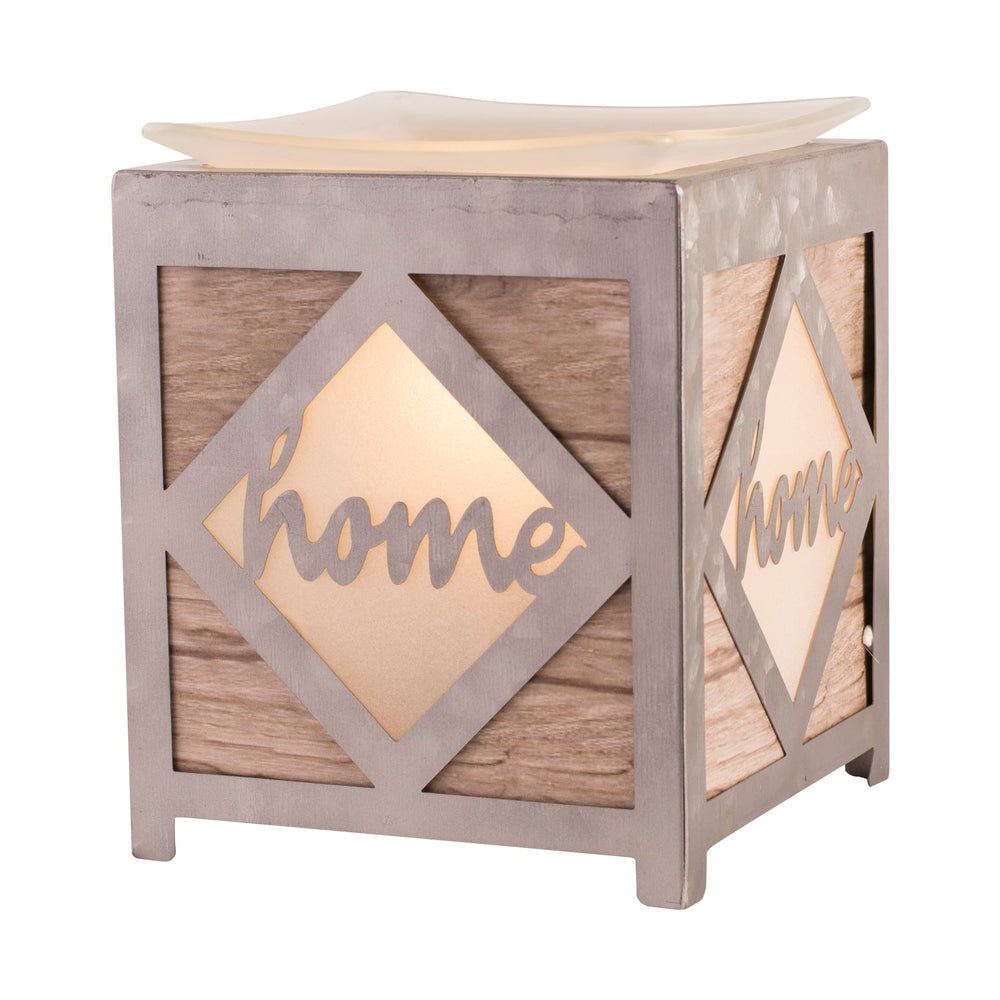 Scentsationals Wooded Home vue avant décorative et diffuseur sans flamme pour sécurité
