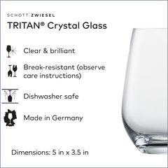 SCHOTT ZWIESEL Forté verre en usage avec cocktail longue boisson convivialité