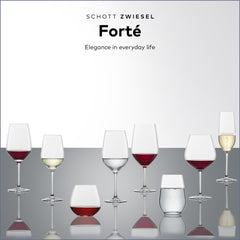 SCHOTT ZWIESEL verre Forté rempli en contexte repas montrant convivialité et robustesse