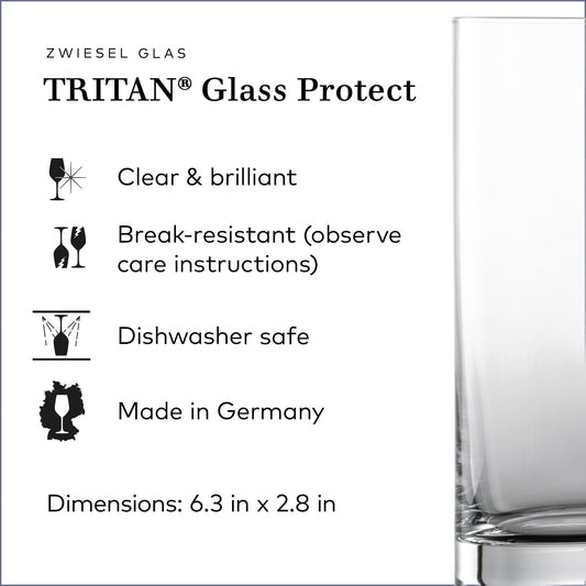 Schott Zwiesel verre Paris Iceberg vue profil, montre silhouette géométrique moderne