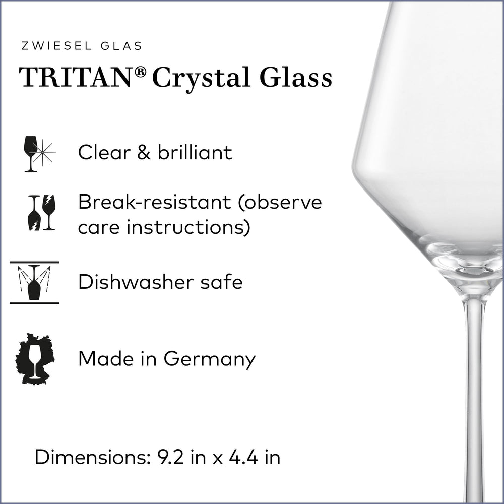 Schott Zwiesel gros plan du bord fin du verre pour une meilleure dégustation
