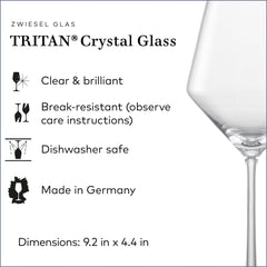 Schott Zwiesel gros plan du bord fin du verre pour une meilleure dégustation