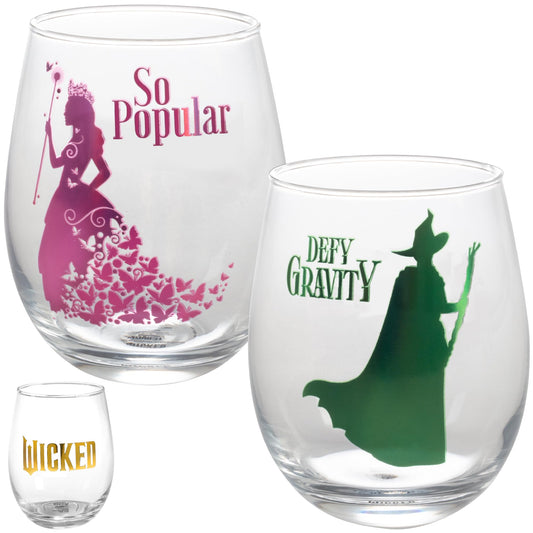 SCS Direct verres Wicked face ensemble montrant design duo pour soirées