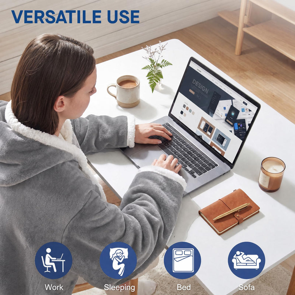 Sealy couverture étalée 50x70 pour comparer taille et couverture corporelle
