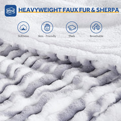 Sealy gros plan sherpa moelleux pour isolation et sensation cocooning