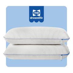 Sealy Dreamlife face avant du paquet montrant le lot et l’étiquette bénéfice