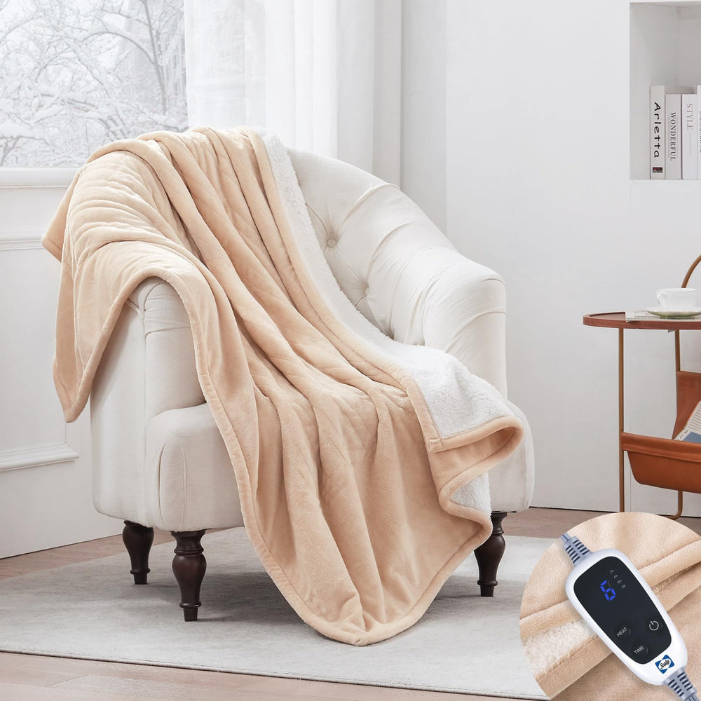 Zoom intérieure sherpa Sealy illustrant chaleur et doublure moelleuse