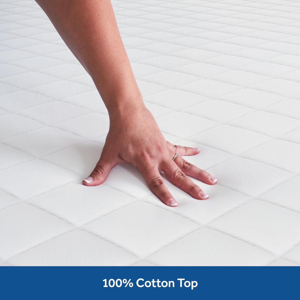 Sealy gros plan texture coton 300 fils apportant douceur respirante