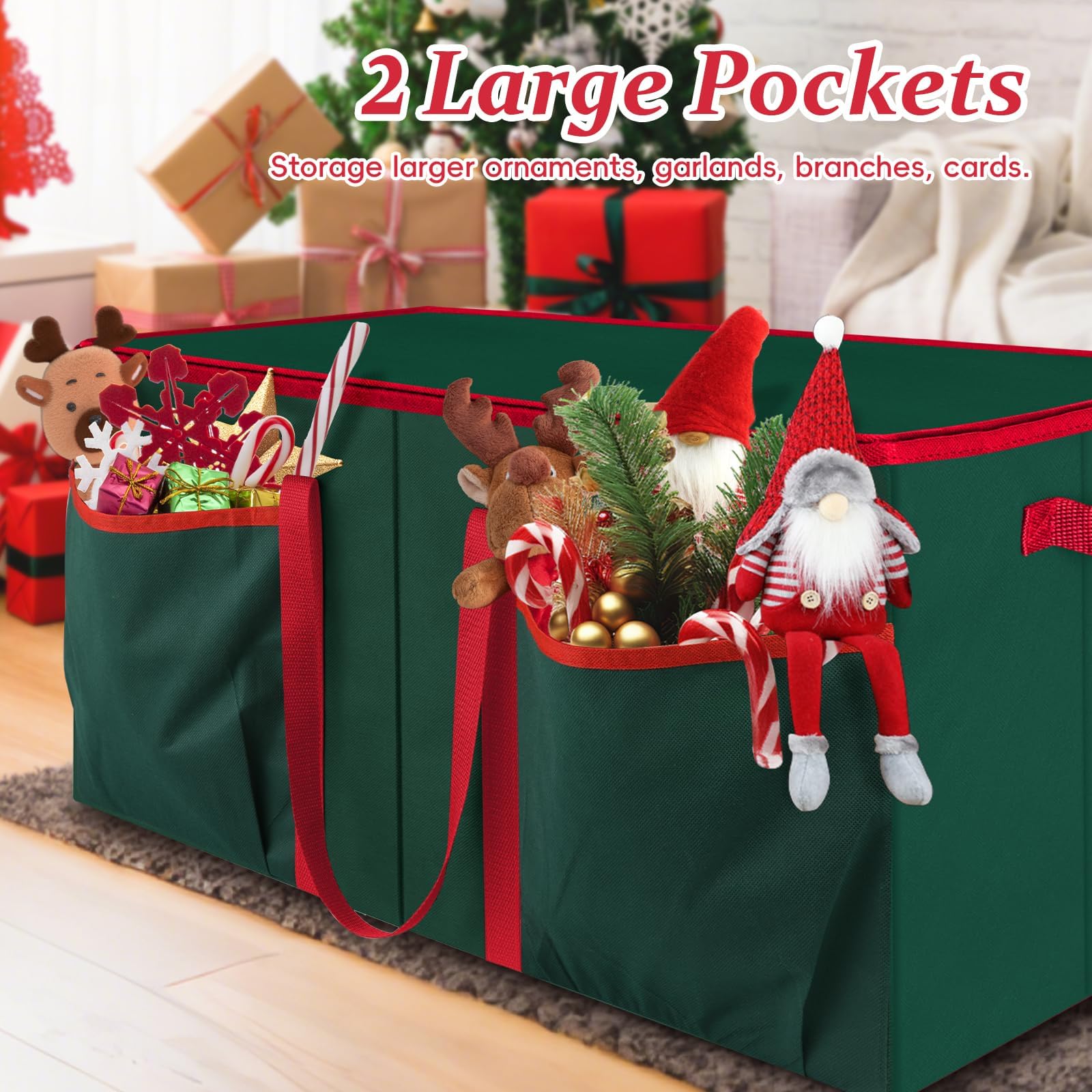 SeasonBliss poche arrière et étiquette pour organiser accessoires rapidement