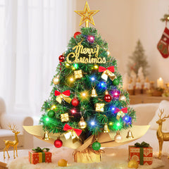 SeasonBliss sapin de table face bénéficiant d'un look festif compact