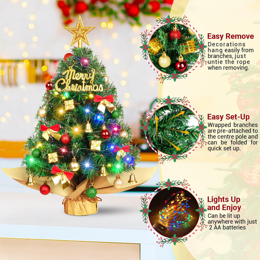 SeasonBliss sapin sur bureau créant une ambiance chaleureuse au travail
