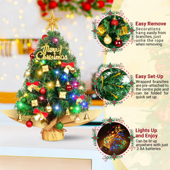 SeasonBliss sapin sur bureau créant une ambiance chaleureuse au travail