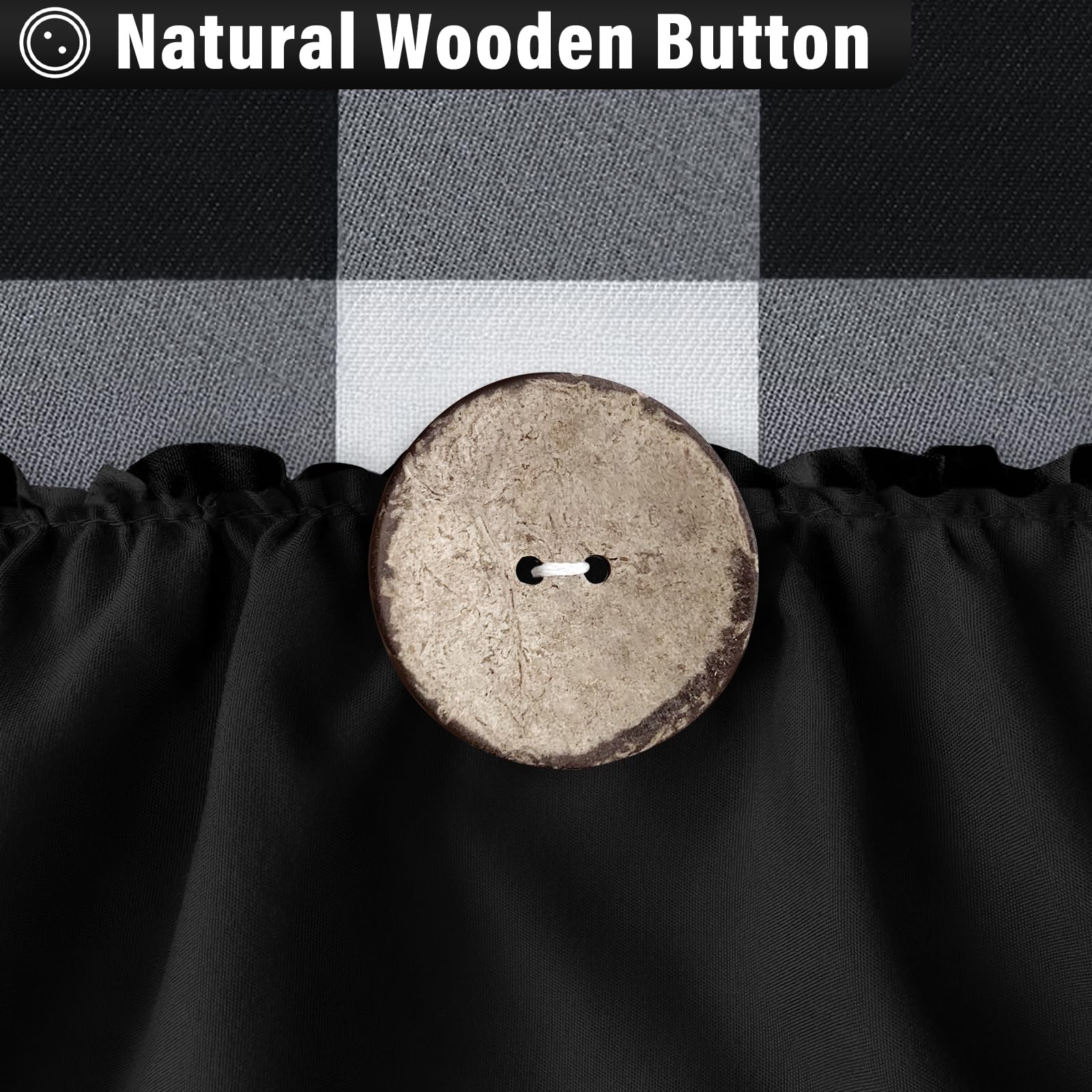 Seasonwood gros plan sur volants en tissu mettant en valeur texture et élégance