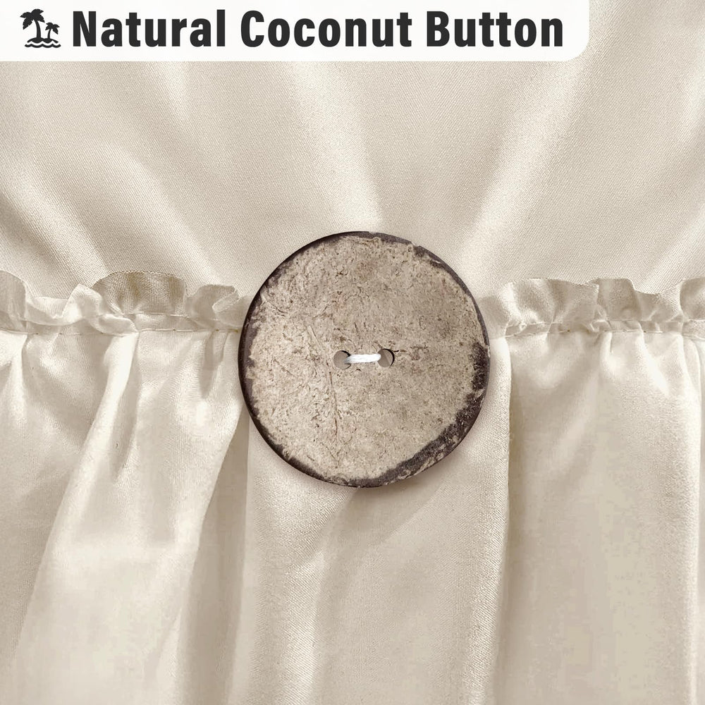 Seasonwood détail boutons en bois naturel deux pouces pour style cottage et charme visuel