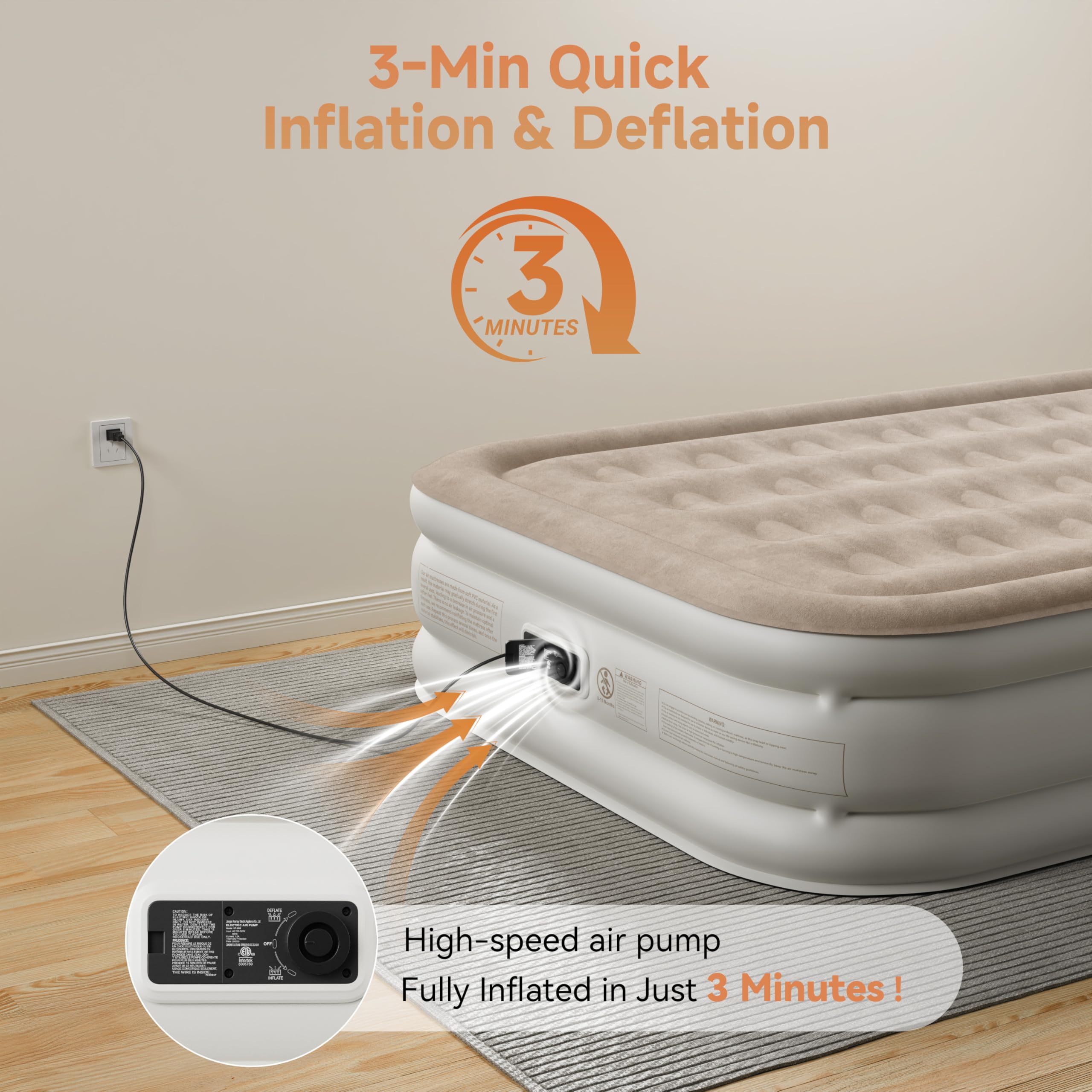Sebor matelas installé en chambre pour invités offrant confort