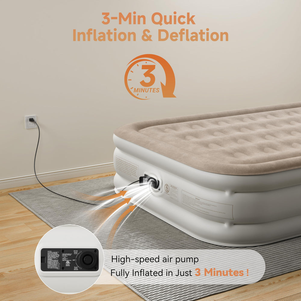 Sebor matelas installé en chambre pour invités offrant confort