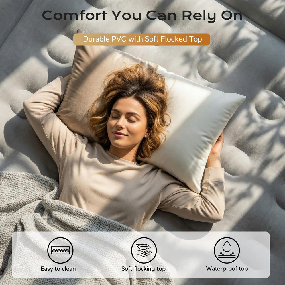 Sebor matelas en usage dans une chambre, confort semblable à un vrai lit