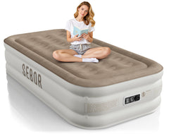 sebor matelas face avant emballé montrant confort et design
