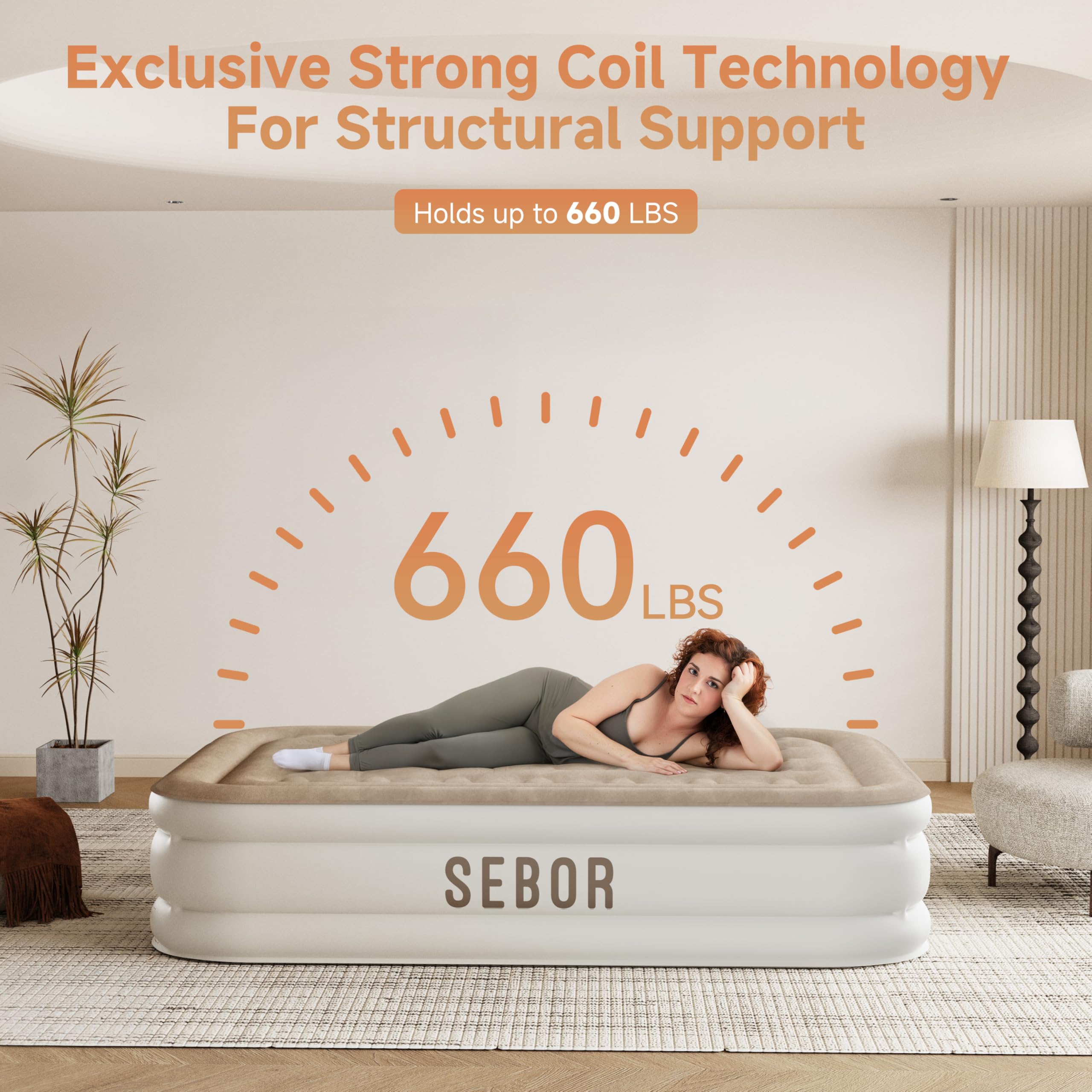 Sebor surface velours détail offrant toucher doux et confort