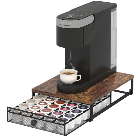 Sedegn face avant avec Keurig posé montrant gain de place