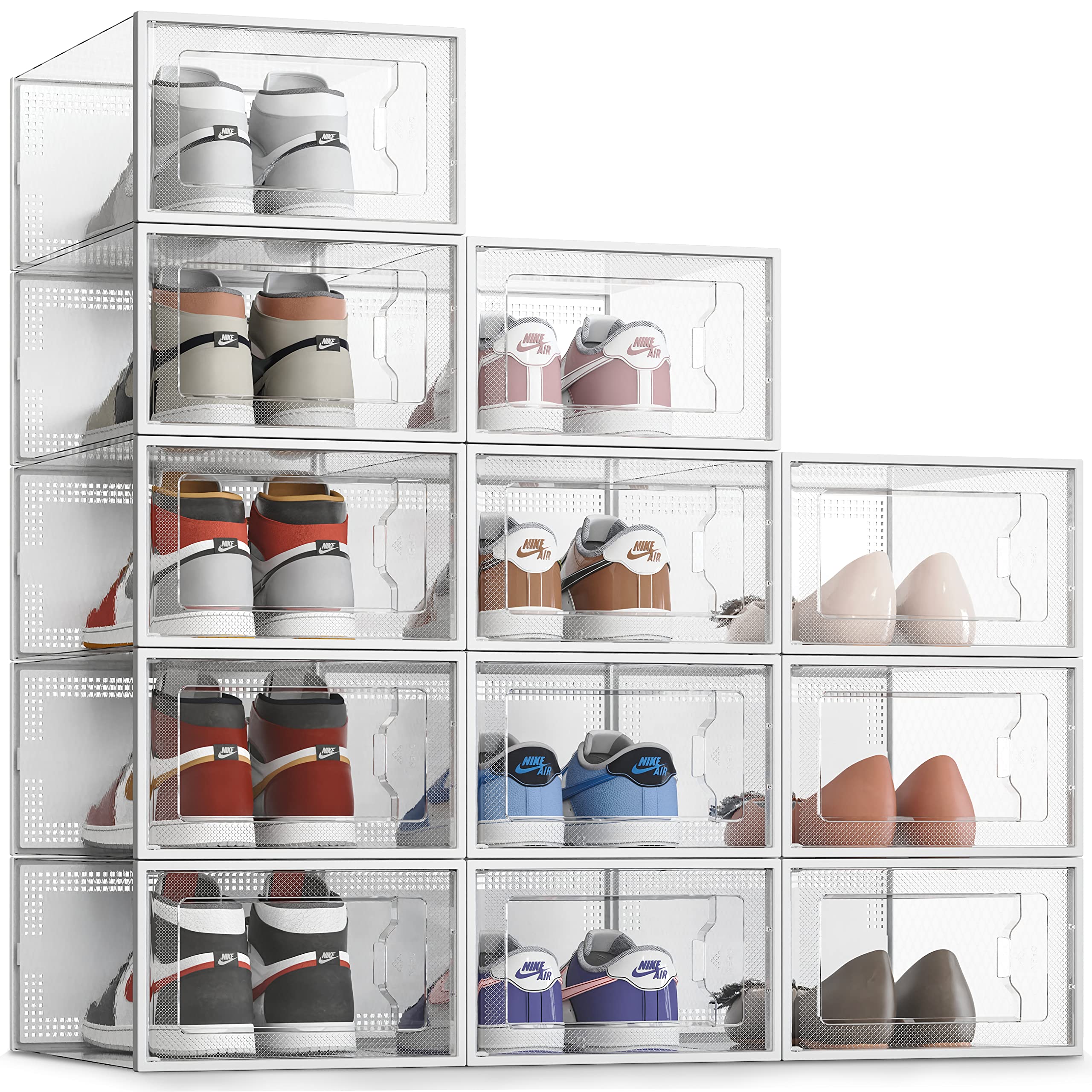 SEE SPRING face avant transparente montrant les chaussures et facilitant l'identification