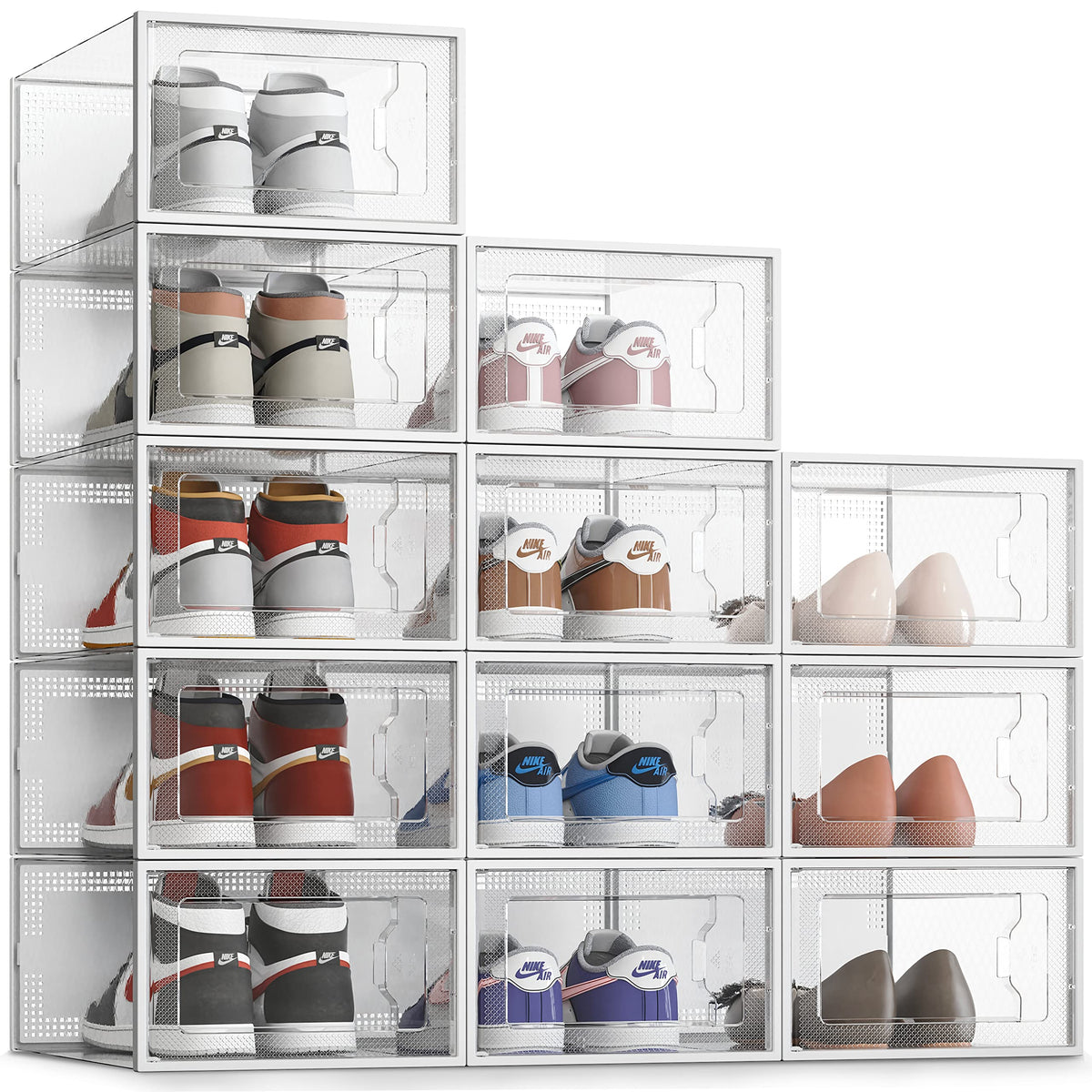 SEE SPRING face avant transparente montrant les chaussures et facilitant l'identification