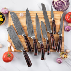 Seido Knives détail manche pakkawood ergonomique offrant confort de prise