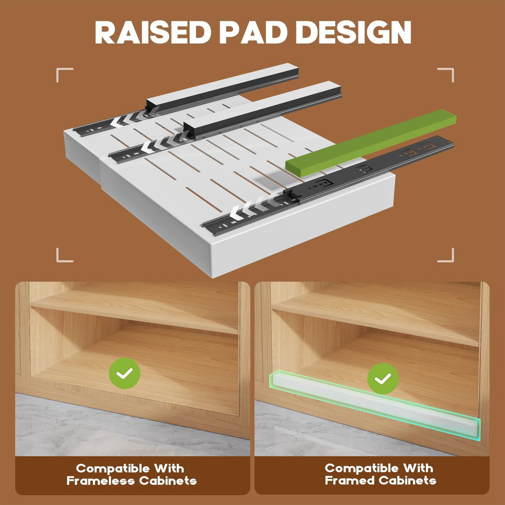 Seinloes tampons adhésifs raising pads, installation sans perçage sûre