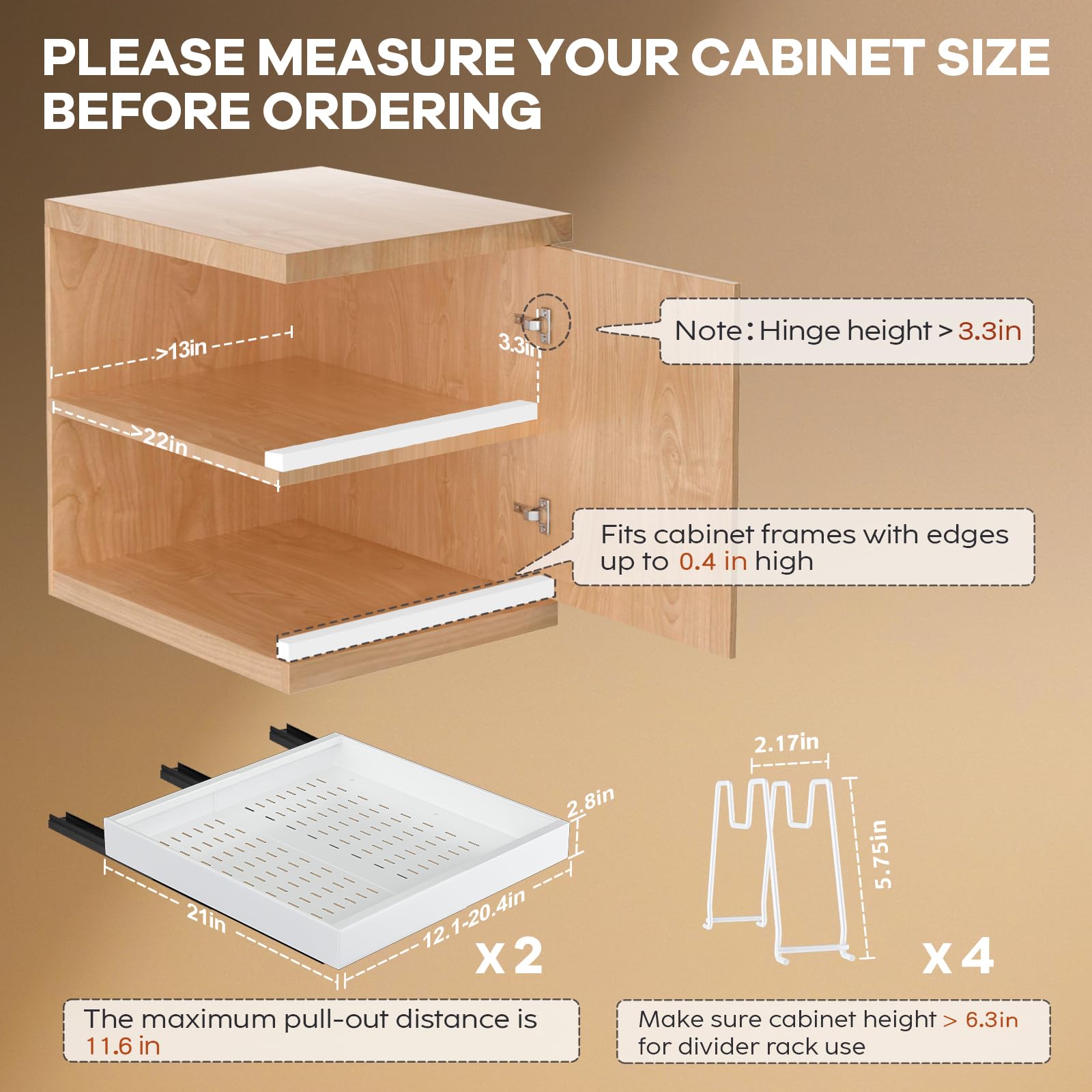 Seinloes gros plan sur les quatre diviseurs modulables pour rangement sur mesure