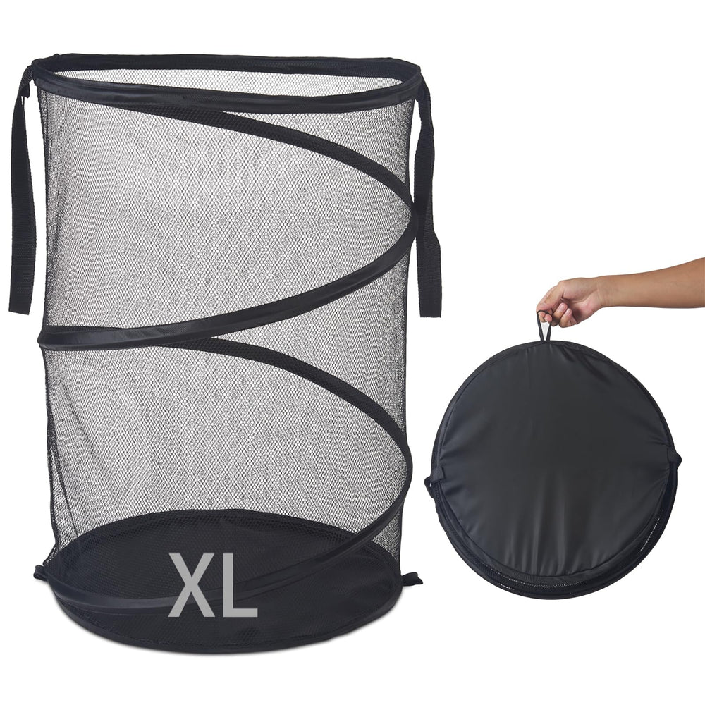Seiritex panier à linge face avant montrant la capacité et le design pratique