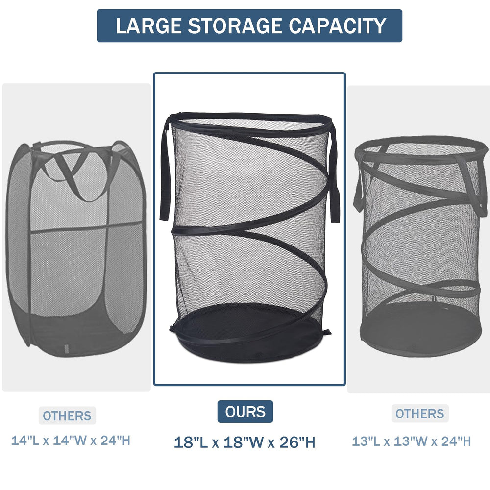 Seiritex panier plié à plat pour rangement compact et économie d'espace