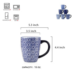 Selamica gros plan sur motif bleu traditionnel montrant finesse décor
