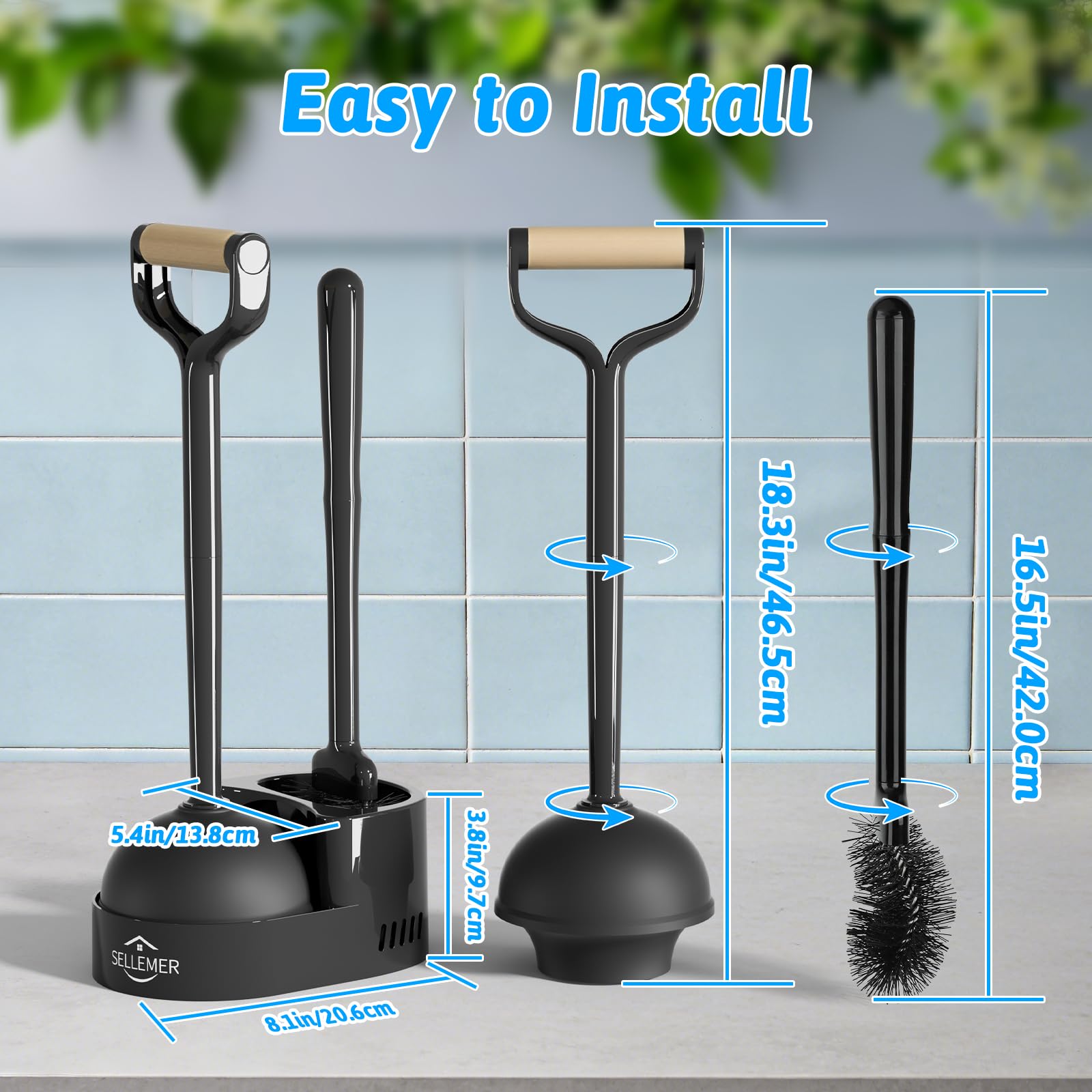 Sellemer comparaison taille à une main, échelle pratique pour rangements