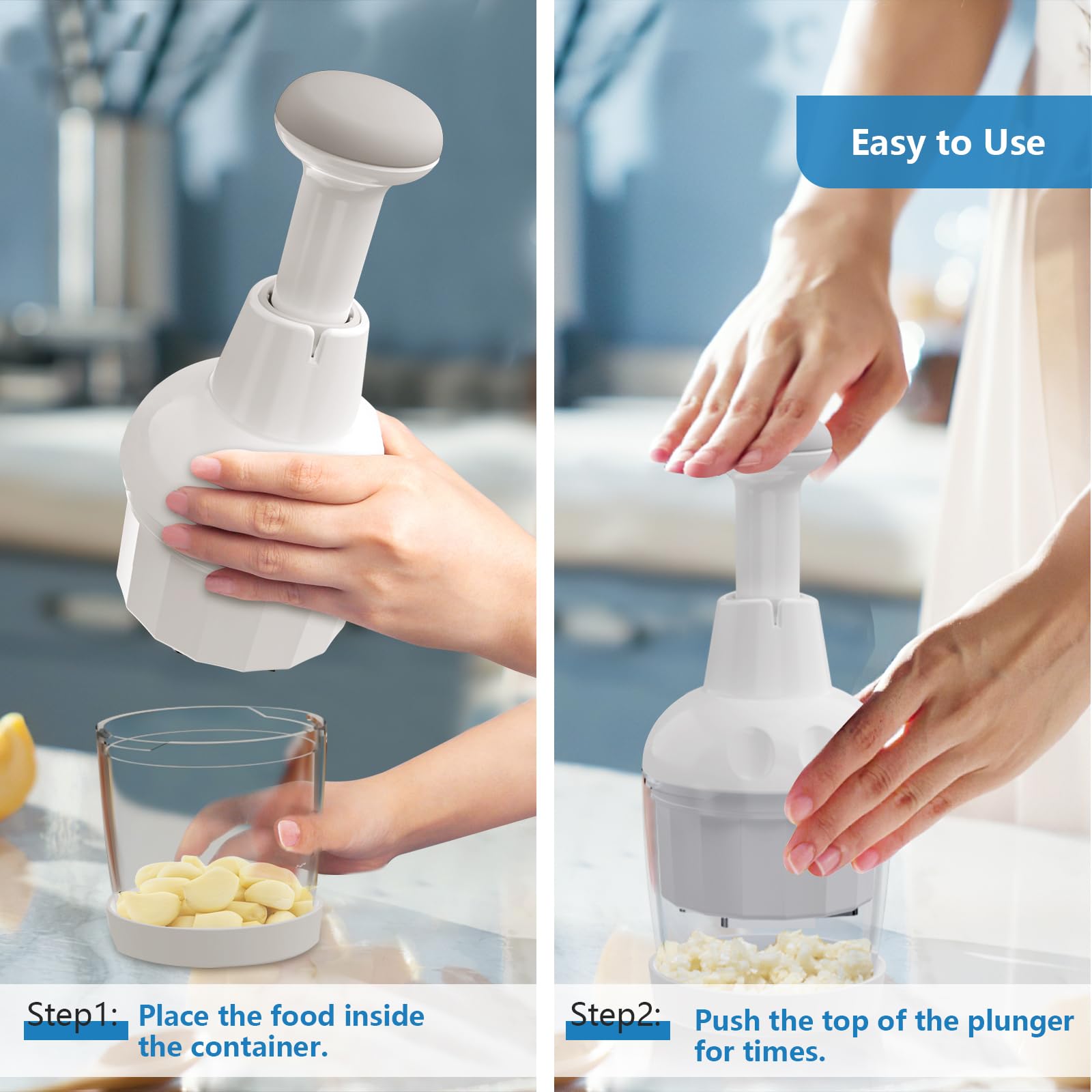Semcide poussoir soft-touch confortable réduisant le gaspillage